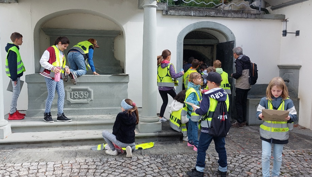 Stadtführung der 4 Klasse in Weinfelden Martin Haffter Schule